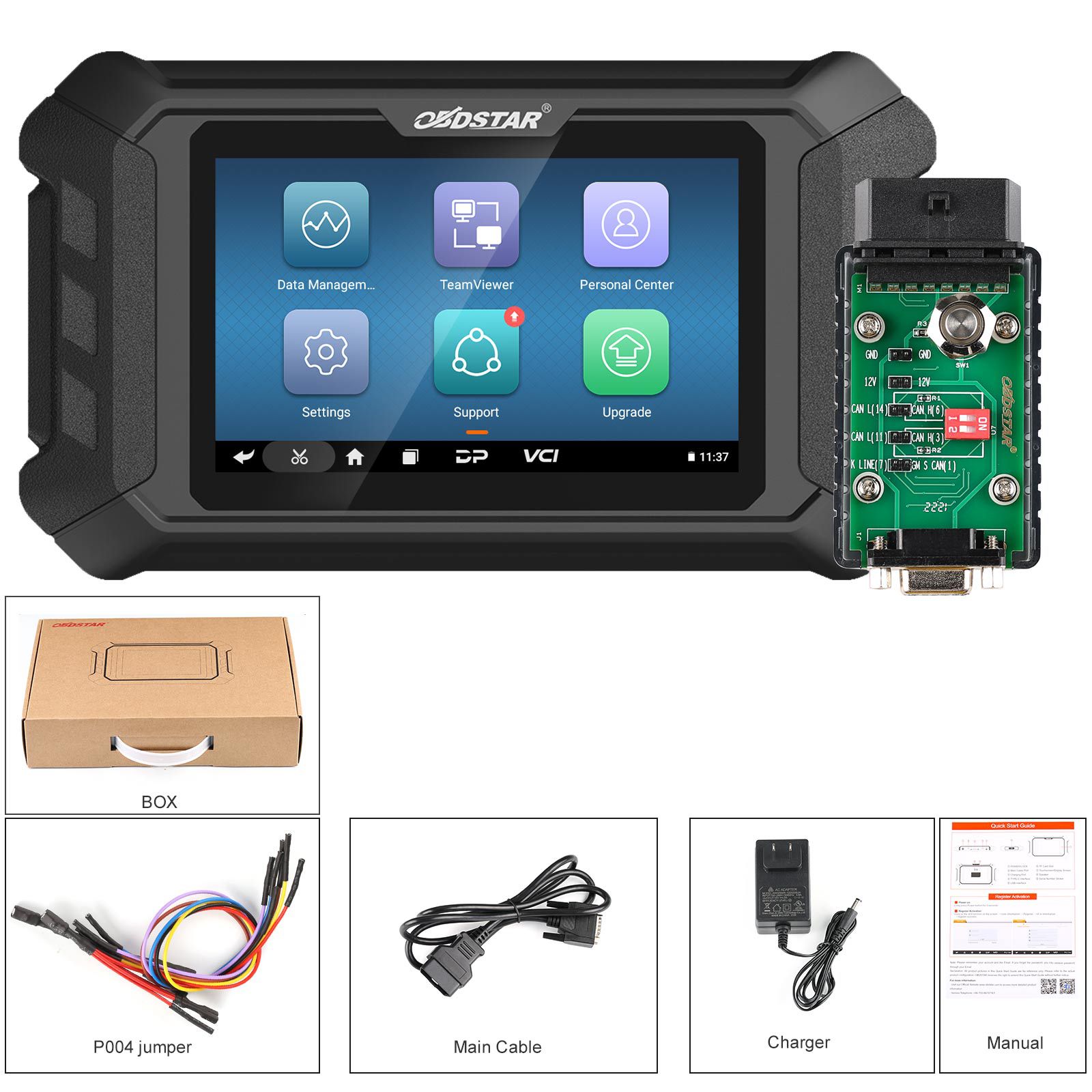 OBDSTAR P50 Airbag Reset Intelligent Airbag Reset Tool Covers 38 Brands and Over 6600+ ECU Part No.