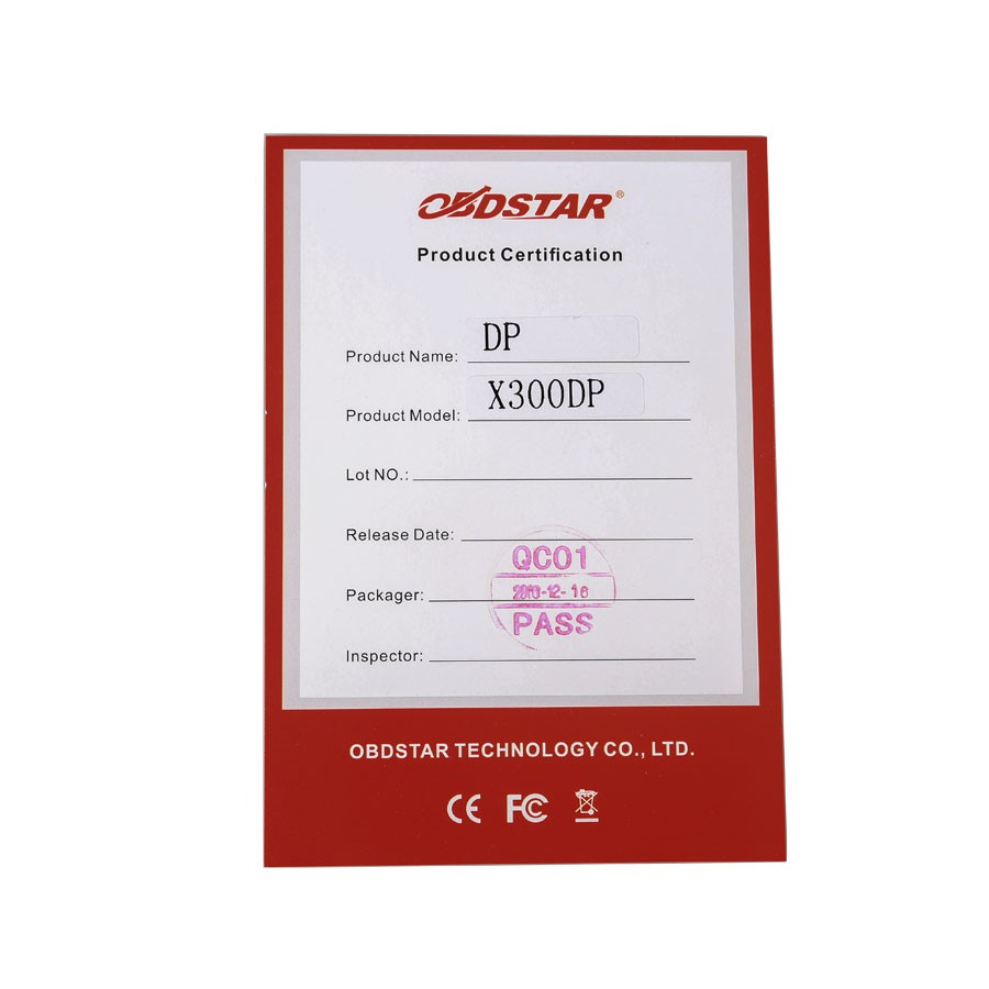 OBDSTAR X300 DP X-300DP PAD Tablet Key Programmer Full Configuration