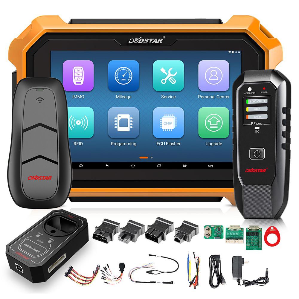 OBDSTAR X300 DP Plus Full Version with Key Sim 5 In 1 Simulator Get Free Renault Convertor and FCA 12+8 Adapter