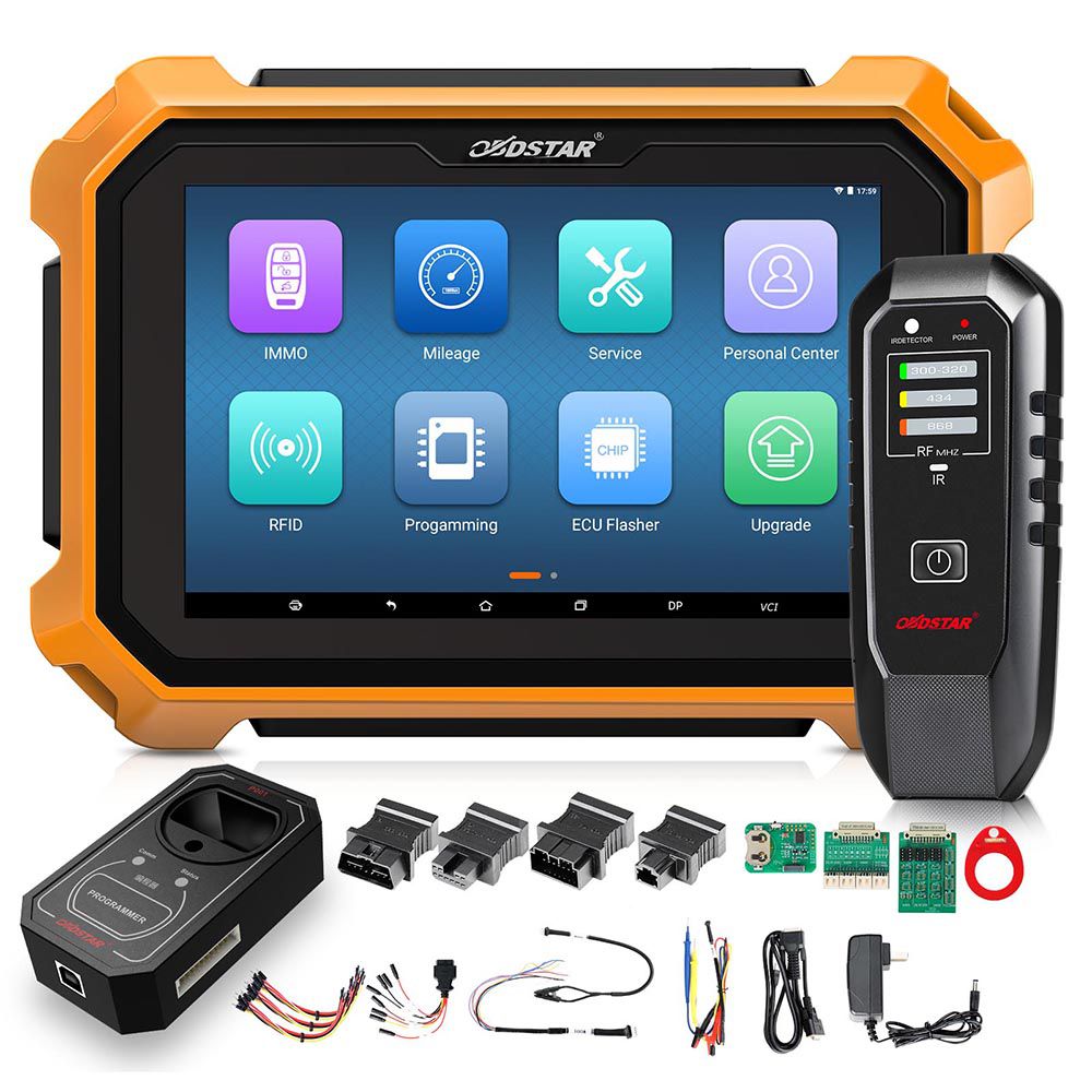 OBDSTAR X300 DP Plus Full Version with Key Sim 5 In 1 Simulator Get Free Renault Convertor and FCA 12+8 Adapter