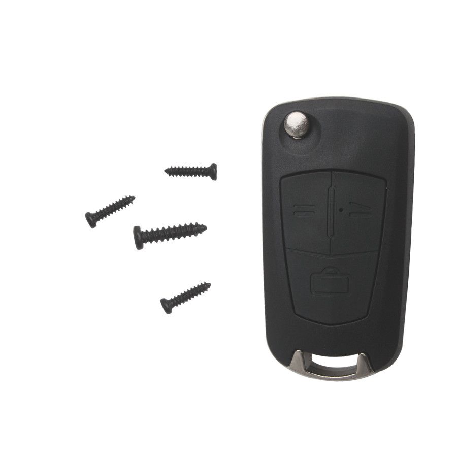 Remote Key Shell 3 Button (HU100A) For Opel Modified Flip 5pcs/lot