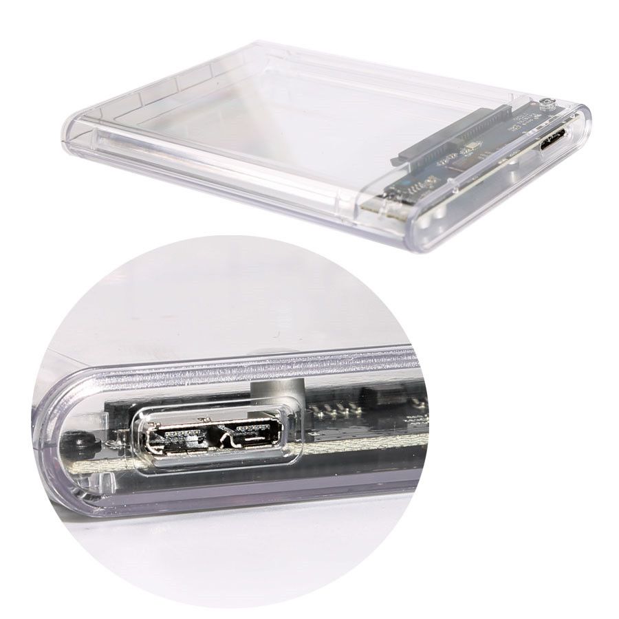 ORICO 2139U3 Hard Drive Enclosure 2.5 inch Transparent USB3.0 Support UASP Protocol