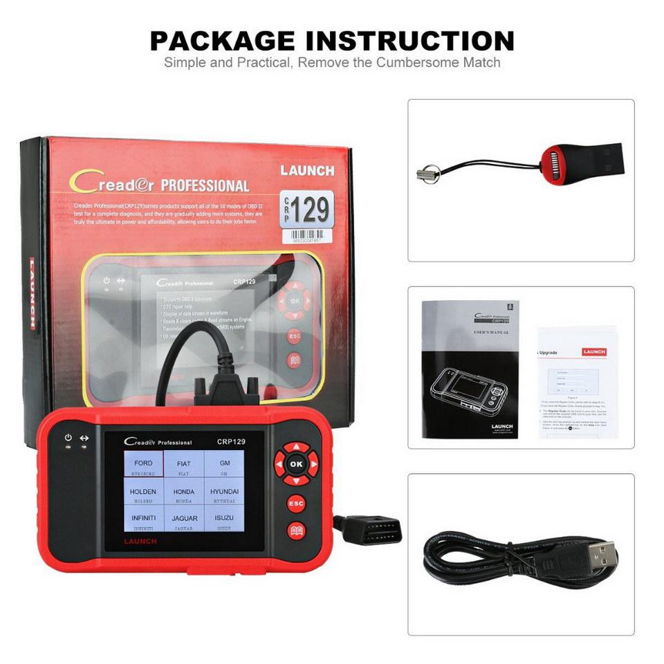 LAUNCH Creader CRP129 Professional Auto Code Reader Scanner