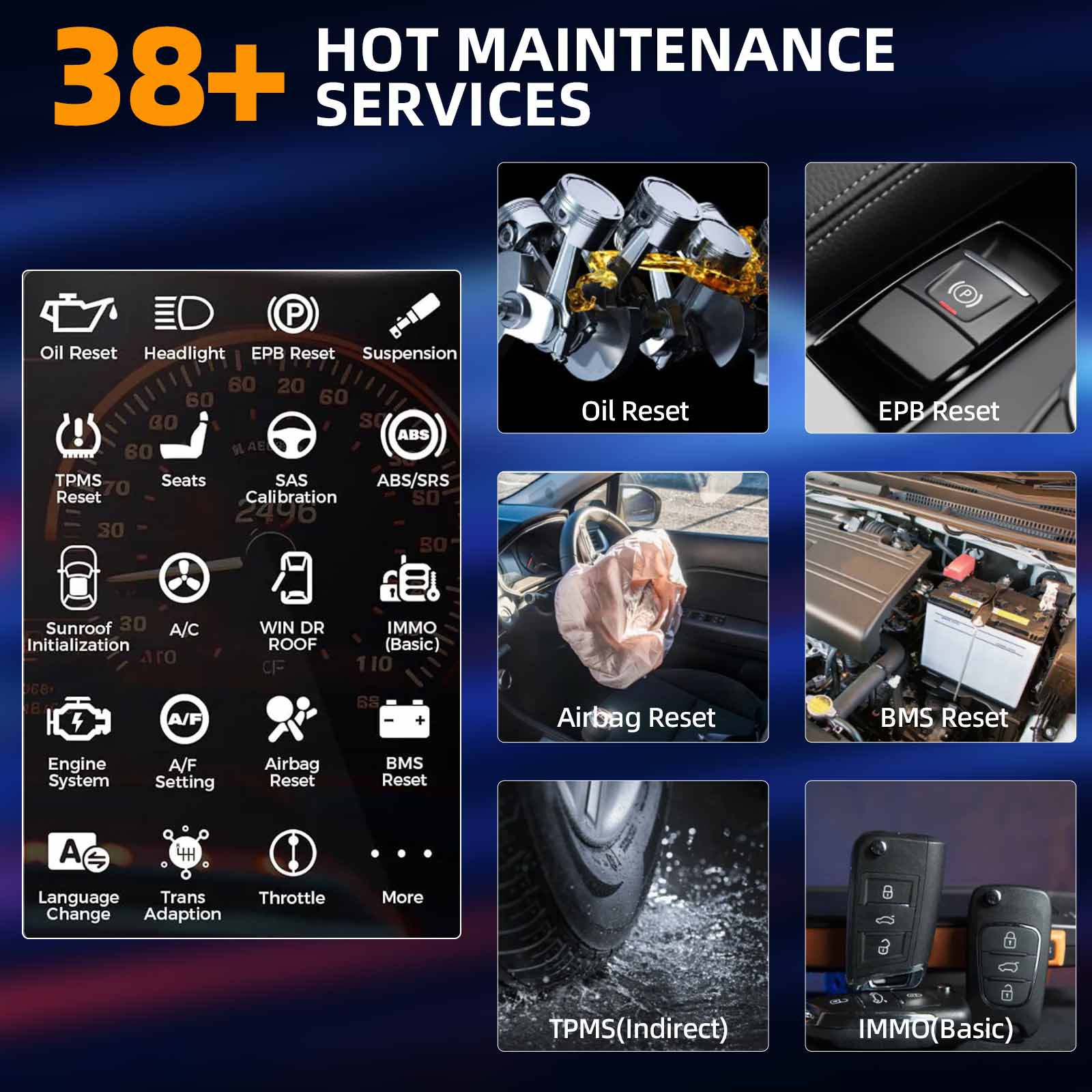 2025 OTOFIX D1 Lite All System Diagnostic Bidirectional Scan Tool with 38+ Special Services Upgrade of MaxiCOM MK808BT MK808 MaxiCheck MX808