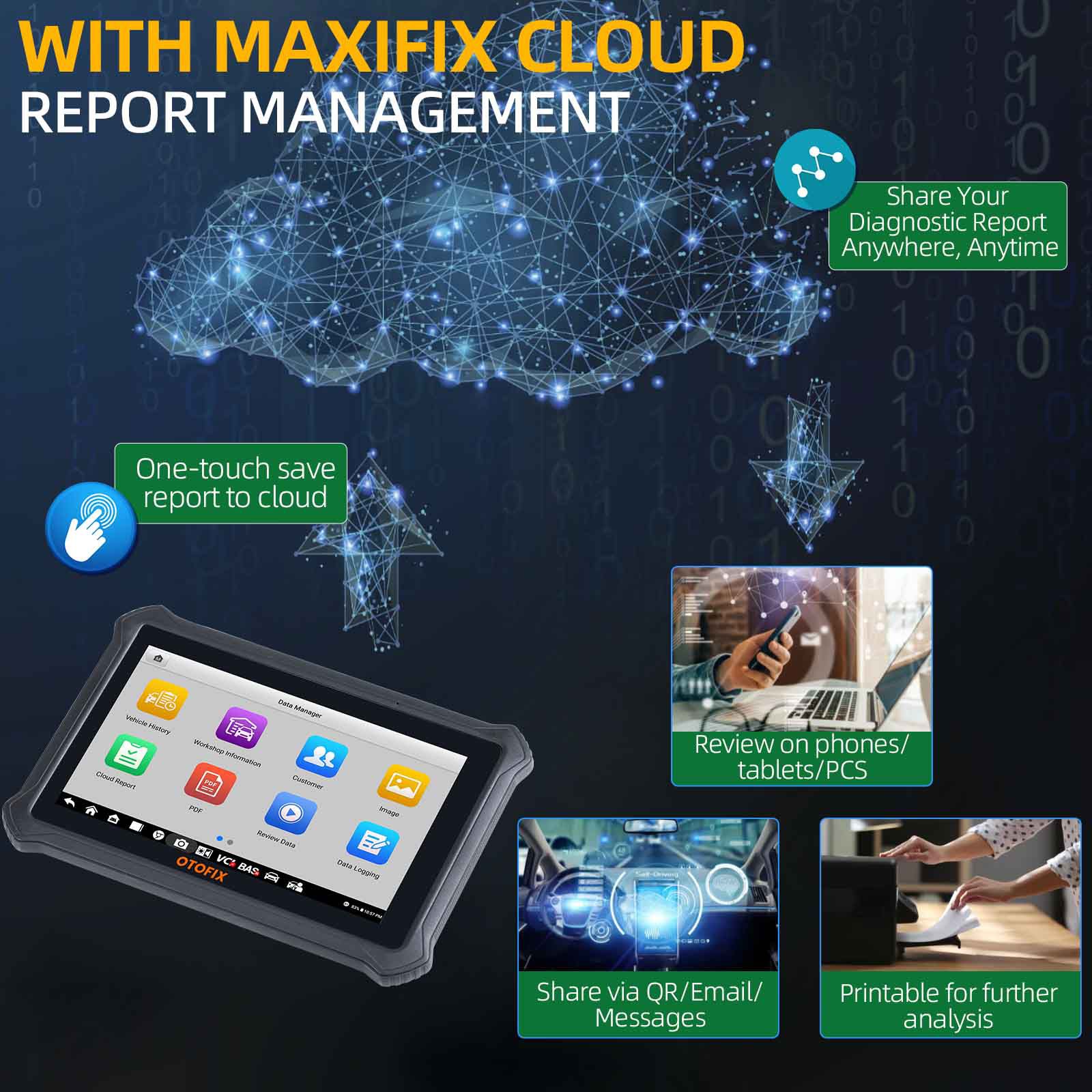 2025 OTOFIX D1 Lite All System Diagnostic Bidirectional Scan Tool with 38+ Special Services Upgrade of MaxiCOM MK808BT MK808 MaxiCheck MX808