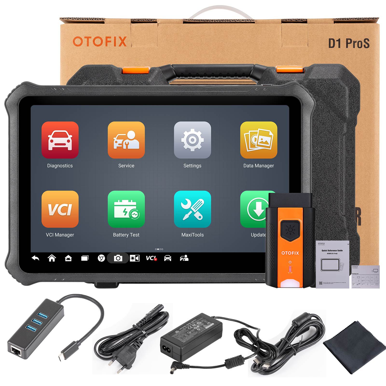 2025 OTOFIX D1 PROS Car Diagnostic Tool with Android 11.0 Support ECU Coding, 40+ Service, Full System, FCA AutoAuth