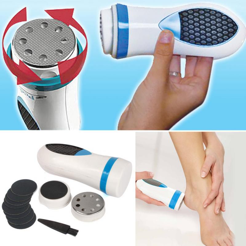 High Quality Pedi Spin TV Skin Peeling Device Electric Grinding Foot Care Pedicure Tools Kit Foot File Hard Skin Callus Remover