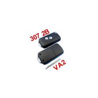 Remote Key Shell 2 Button VA2 (307 without Groove) for Citroen 10pcs/lot