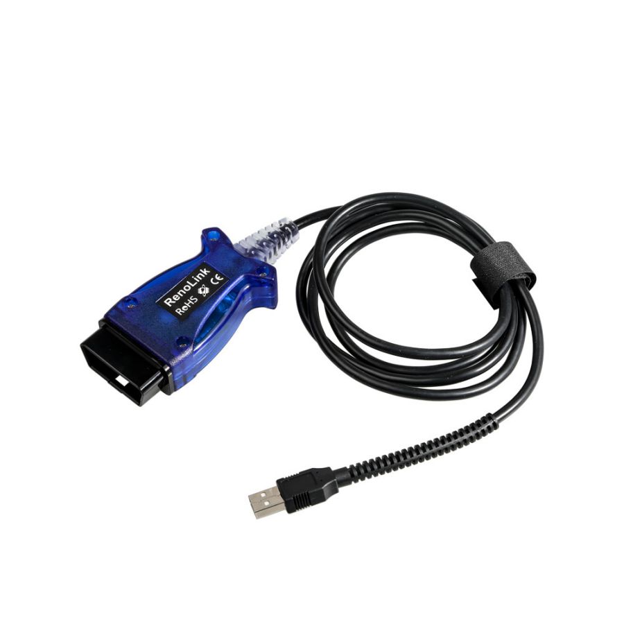 Renolink for Re-nault OBD2 ECU Programmer support Re-nault Key Programming Airbag reset