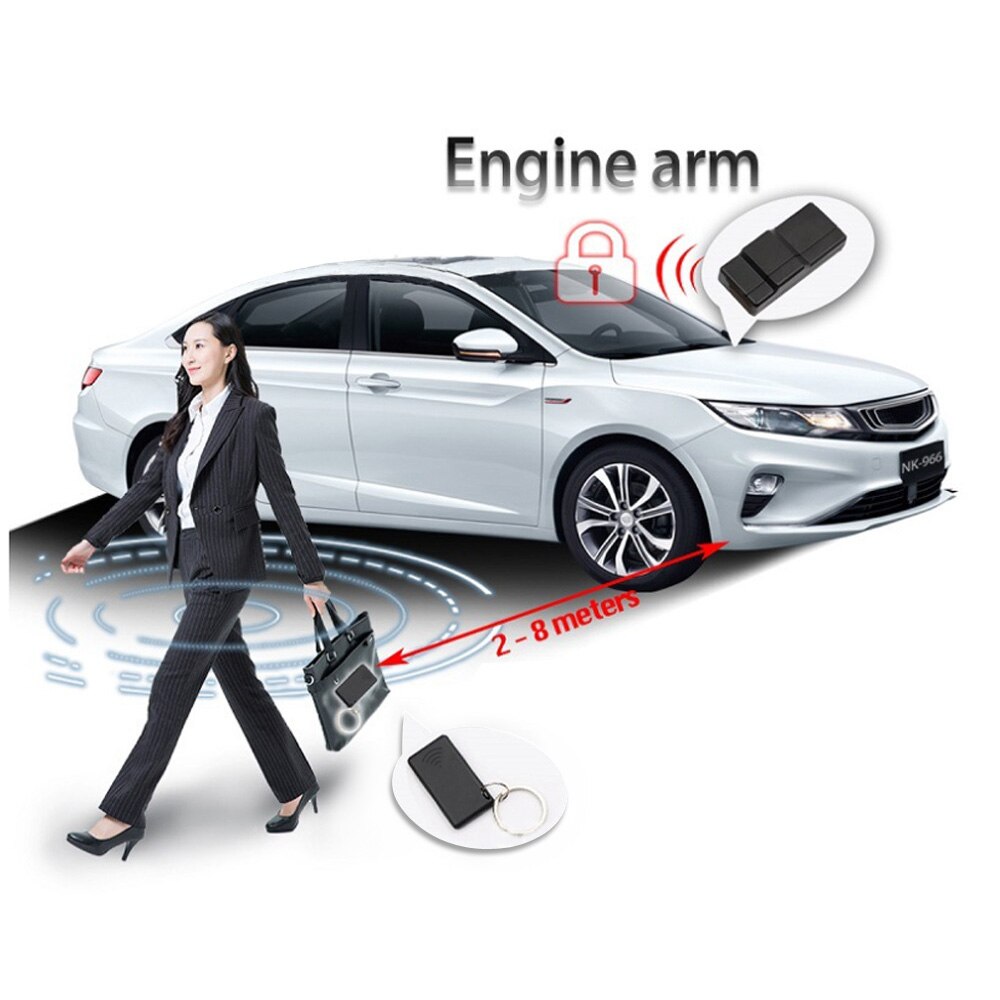 2.4G RFID Immobilizer Wireless Engine Lock Car Alarm System Anti-Hijacking Intelligent Circuit Cut Off Auto Unlock Device