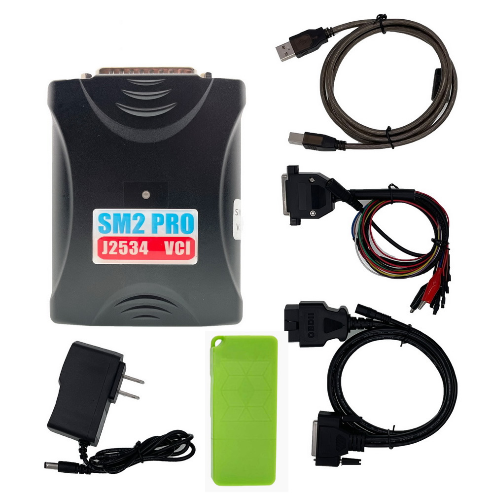 New SM2 PRO J2534 VCI Update Version V1.20 With Dongle 67 IN 1 Modules EEPROM FLASH BENCH OBD ECU Programmer SM2 Diagnostic Tool