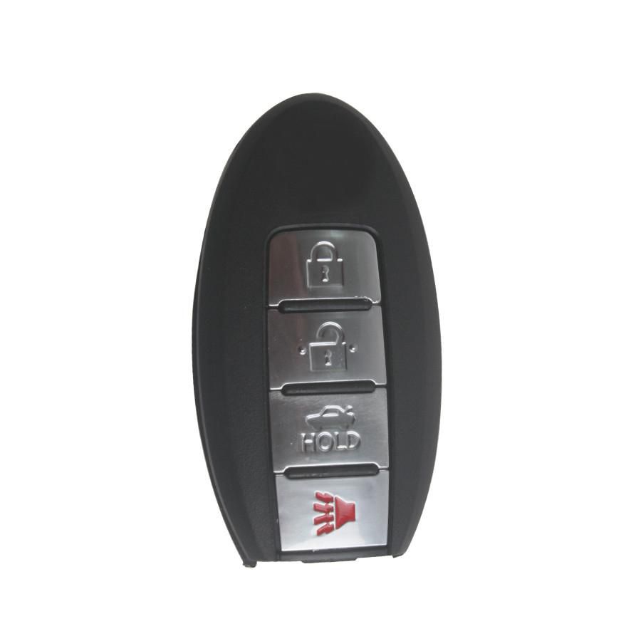 4 Button Smart Remote Key Case Shell For Nissan Altima Maxima 2007-2012 (Black)