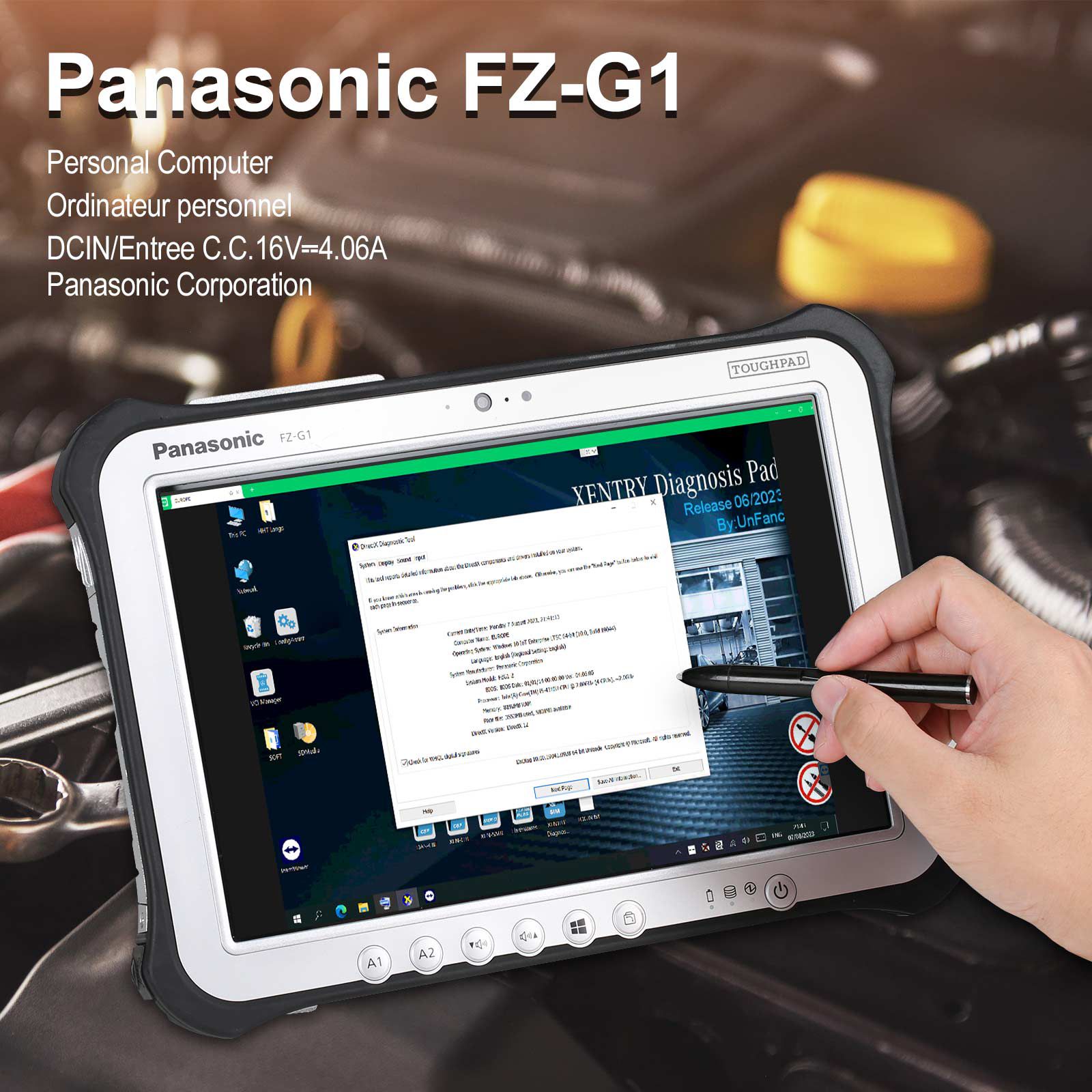 2025 Super MB Pro M6+ PRO Full Version DoIP Benz With SSD Plus Panasonic FZ-G1 I5 3rd Generation Tablet 8G Ready to Use