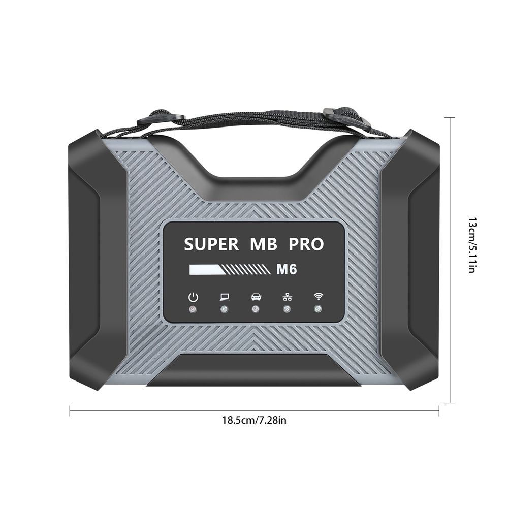 Super MB Pro M6 Wireless Star Diagnosis Tool with Multiplexer + Lan Cable + Main Test Cable