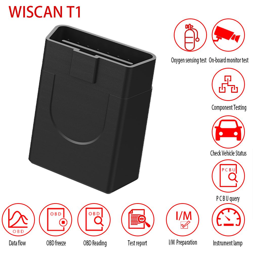 Tabscan T1 Bluetooth OBDII Scan Tool for Android Portable Smart Diagnostic Box