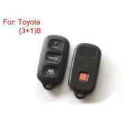 Remote Key Shell For Toyota 3+1 Button 5pcs/lot