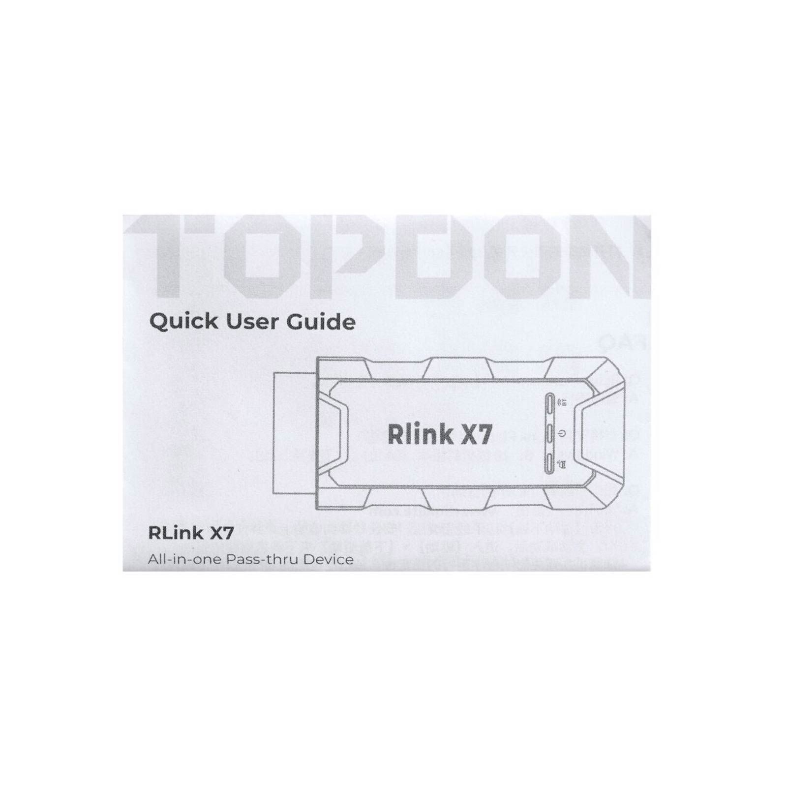 2024 TOPDON RLink X7 for GM Support CAN-FD/DoIP GM ECU Programming Suppport GM Vehicles from 2000 to 2024