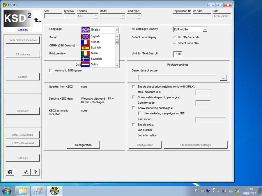 V2019.7 BMW ICOM ISTA/D 4.17 ISTA/P 3.66 500G DELL Format HDD