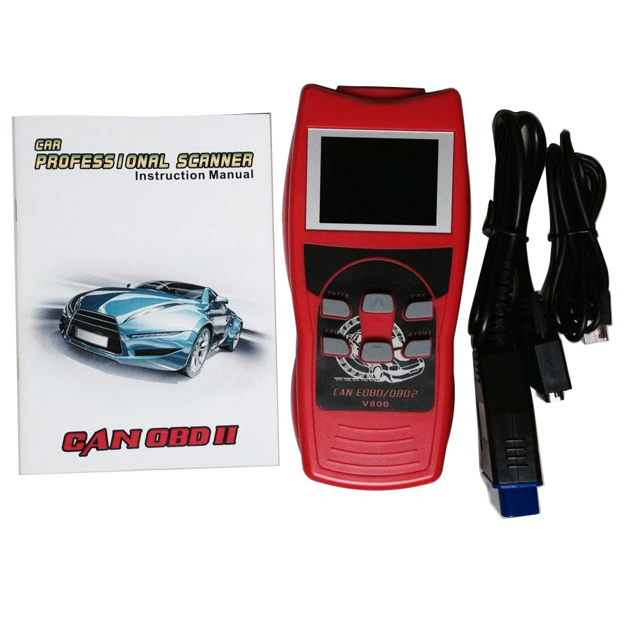 V800 Colorful CAN-Bus OBDII OBD2 EOBD Trouble Code Reader Diagnose Tester Diagnostic Scanner