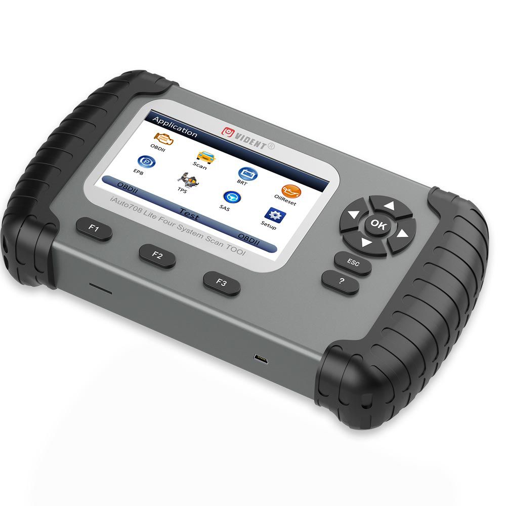 VIDENT iAuto708 Lite Professional Four System Scan Tool OBDII Scanner Car Diagnostic Tool