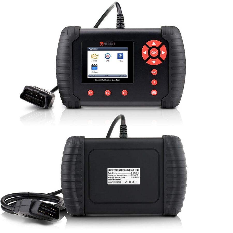 Original VIDENT iLink400 Full System Scan Tool Single Make Support ABS/SRS/EPB//DPF Regeneration/Oil Reset