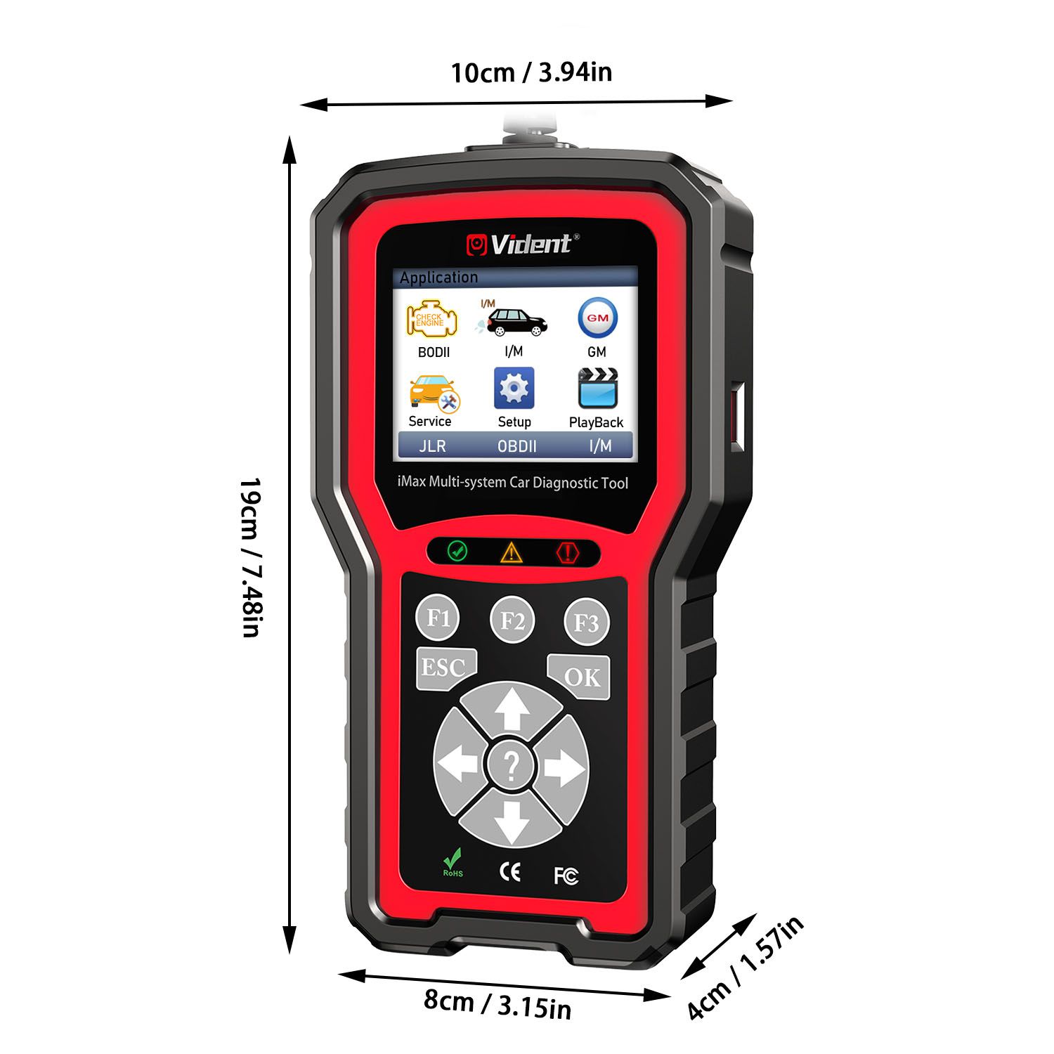 VIDENT iMax4304 GM Full System Car Diagnostic Tool for Chevrolet, Buick, Cadillac, Oldsmobile, Pontiac and GMC