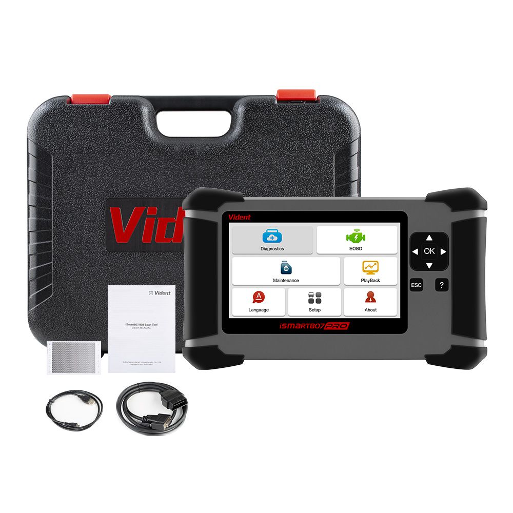  Vident iSmart 807 Pro All System OBD OBDII Scanner All Makes Diagnostic Tool  With 25+ Special Function DPF ABS AIRBAG OIL LIFE RESET