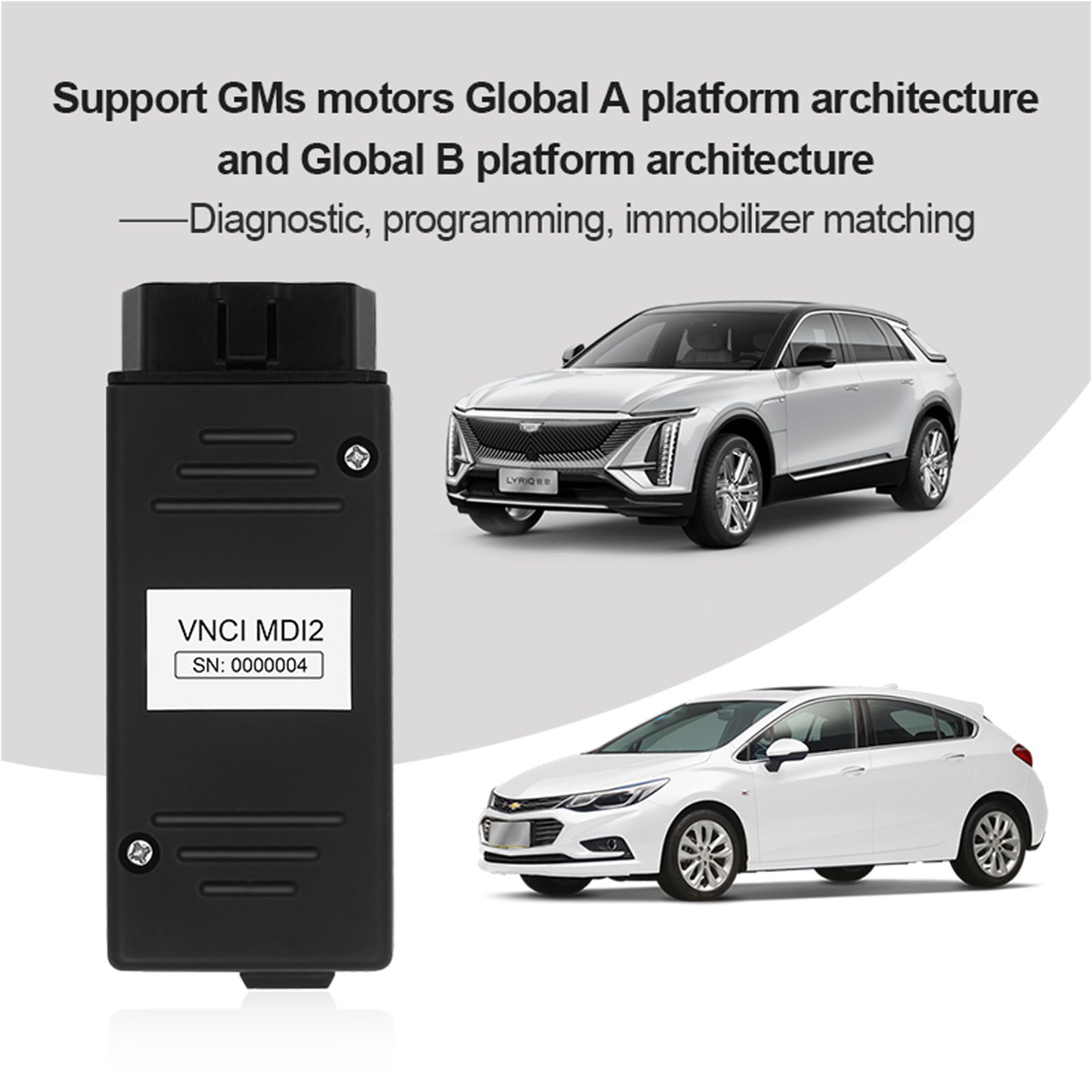 Newest VNCI MDI2 Diagnostic Interface For GMs Support CAN FD/ DoIP Compatible with TLC, GDS2, DPS,Tech2win Offline Software