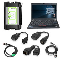 Volvo 88890300 Vocom Interface with Lenovo X230 Laptop for Volvo/Renault/UD/Mack Truck Diagnose Round Interface