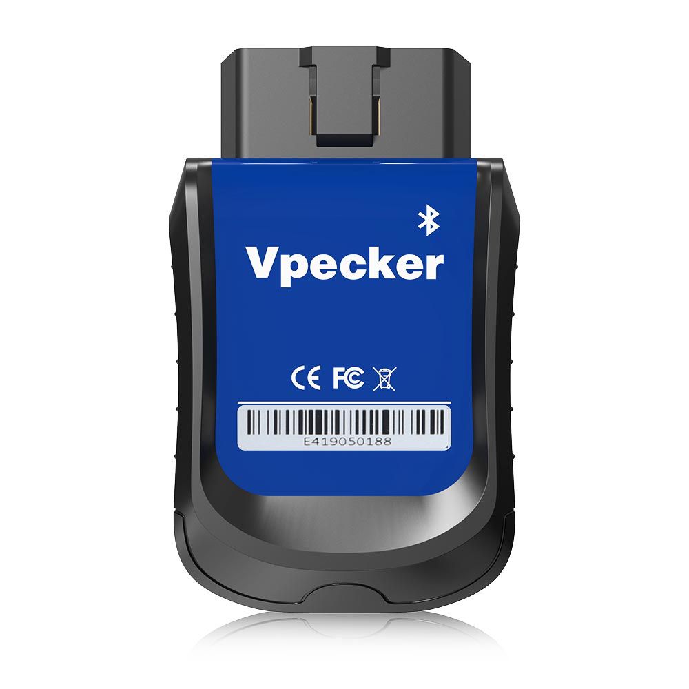 Vpecker E4 Phone Bluetooth Full System OBDII Scan Tool for Android Support ABS Bleeding/Battery/DPF/EPB/Injector/Oil Reset/TPMS