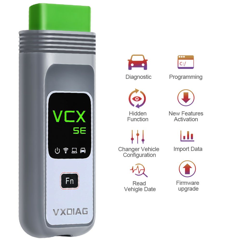 VXDIAG VCX SE Pro Diagnostic Tool with 3 Free Car Software GM /Ford /Mazda /VW /Audi /Honda /Volvo /Toyota /JLR /Subaru