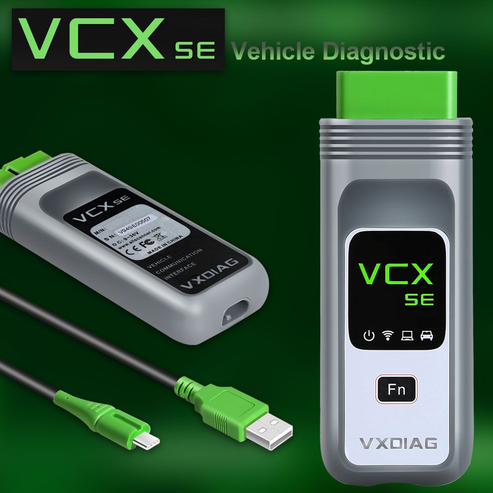 VXDIAG VCX SE Pro Diagnostic Tool with 3 Free Car Software GM /Ford /Mazda /VW /Audi /Honda /Volvo /Toyota /JLR /Subaru