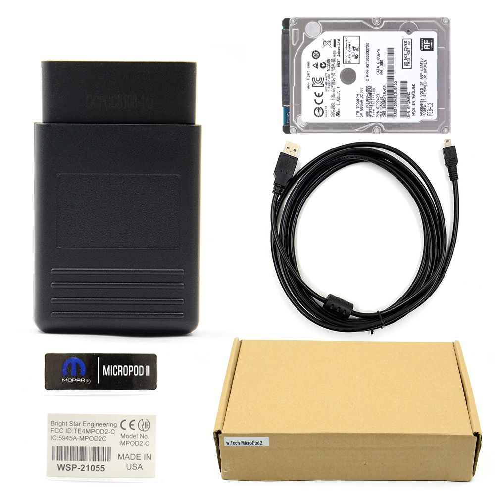 V17.04 wiTech MicroPod 2 Diagnostic Programming Tool for Chrysler