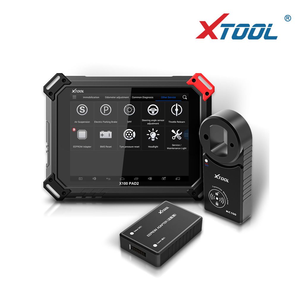 XTOOL X100 PAD2 Pro with KC100 Programmer Full Configuration Support VW 4th & 5th IMMO & Special Functions