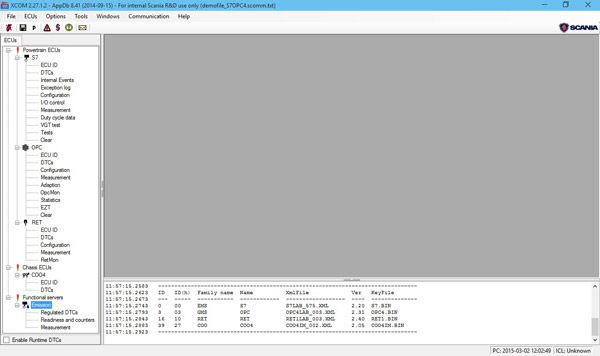 V2.27 Developer Software (XCOM-SOPS-Scania SDP3-BNS II) for Scania