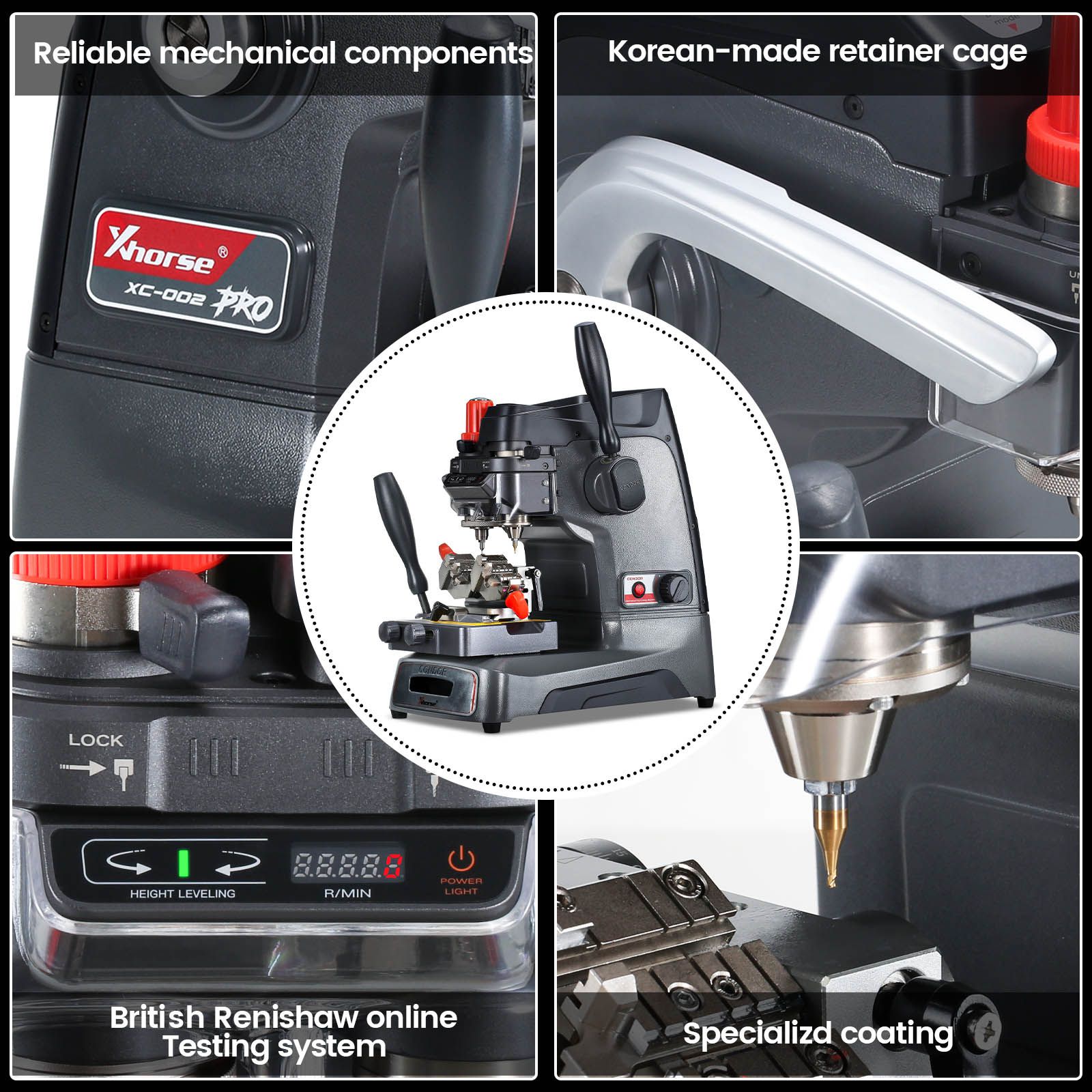 2025 Original Xhorse Condor XC-002 XC002 PRO Key Cutting Machine