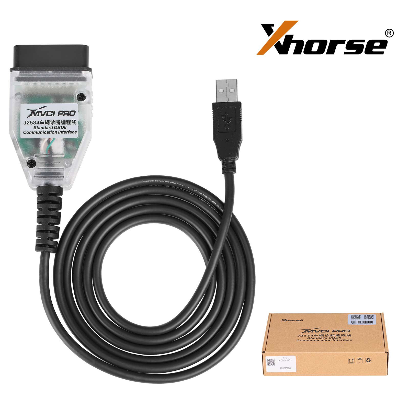 2023 Xhorse MVCI PRO J2534 Vehicle Diagnostic Programming Cable for ODIS/ Ford Mazda IDS/ HDS/ TIS/ SUBARU