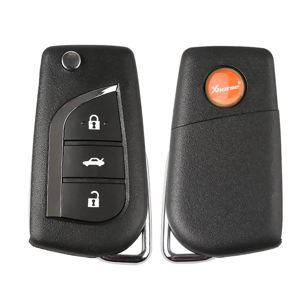  Xhorse Toyota Style Wireless Universal Remote Key 3 Buttons XN008 for VVDI Key Tool 5pcs/lot