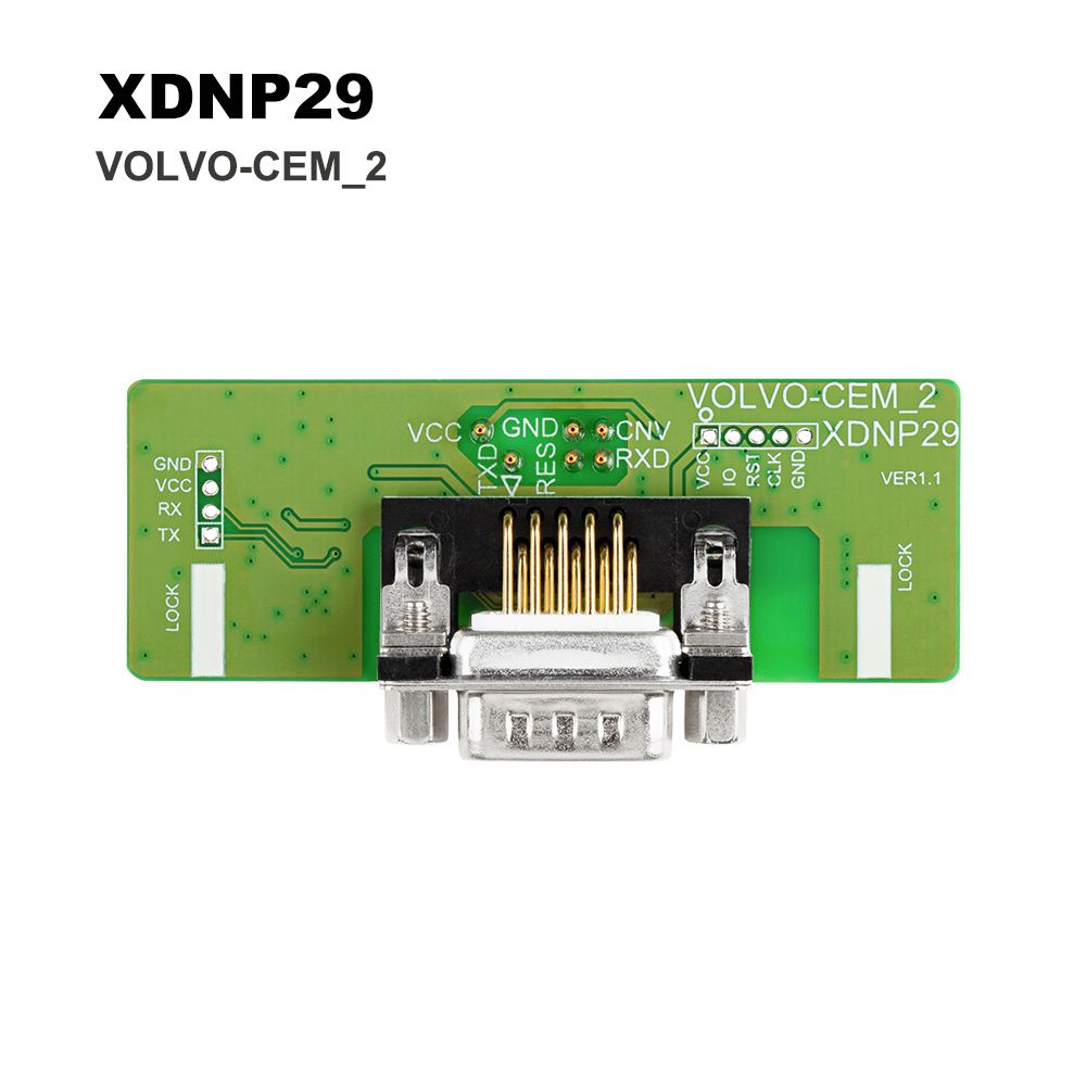 Xhorse XDNPP2 Solder-Free Adapters for Volvo 3pcs/set Work with VVDI Prog/ MINI PROG and KEY TOOL PLUS