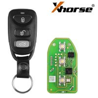  Xhorse XKHY01EN线控钥匙现代3+1按钮英文版5件/批