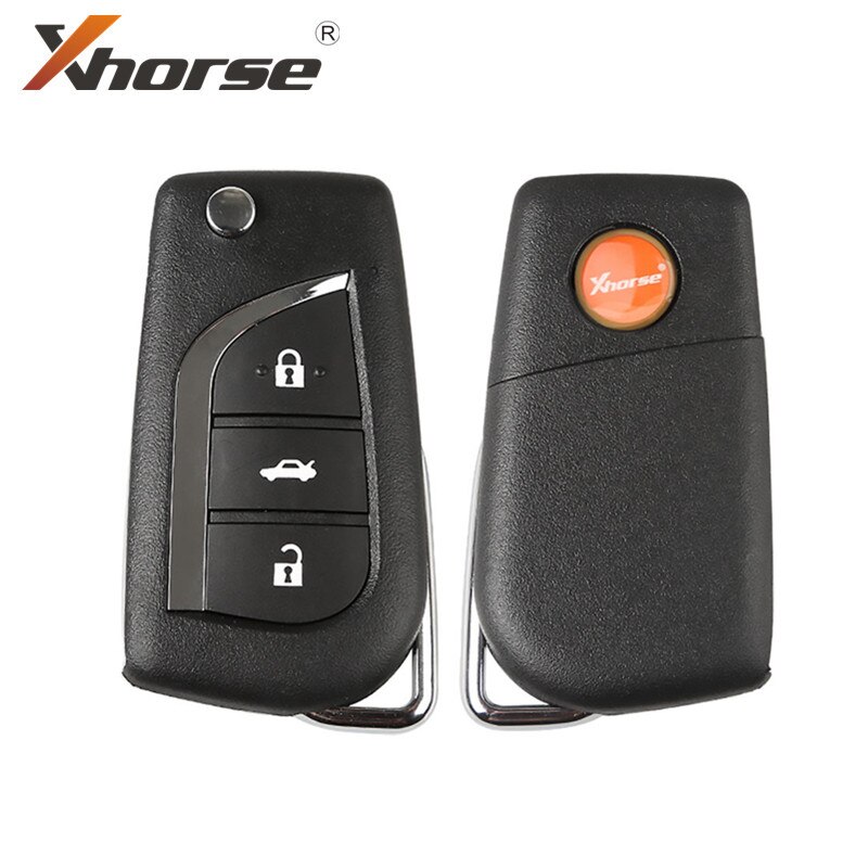 Xhorse XNTO00EN Wireless Universal Remote Key 3 Buttons For Toyota Remote key For VVDI KEY TOOL and VVDI2 10 pcs/lot