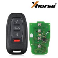 Xhorse XSADJ1GL VVDI 754J Wireless Smart Key for Audi 315/433/868MHZ A6L Q5 A4L A8L with Key Shell