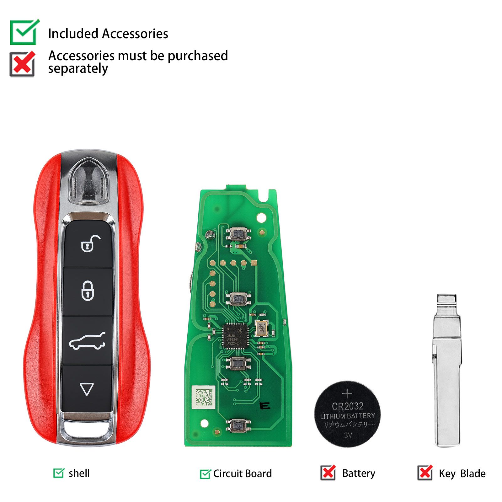 2023 Newest Xhorse XSPS01EN PRO.S Style XM38 Universal Smart Key 5pcs/lot