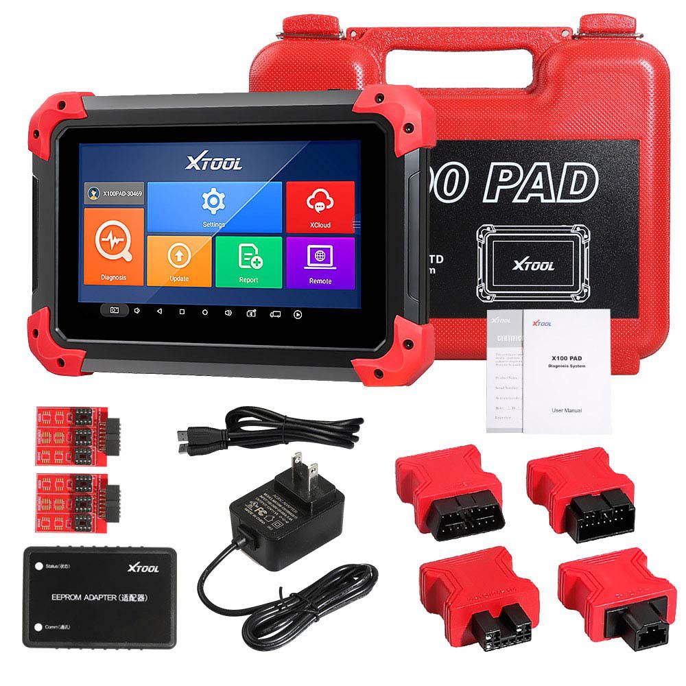 Newest XTOOL X100 PAD Key Programmer With Oil Rest Tool Odometer Adjustment and More Special Functions