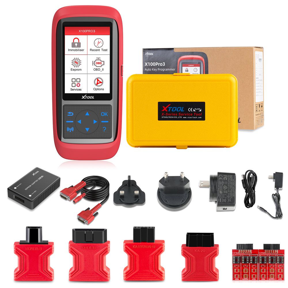 XTOOL X100 Pro3 Professional Auto Key Programmer Add EPB, ABS, TPS Reset Functions Free Update Lifetime