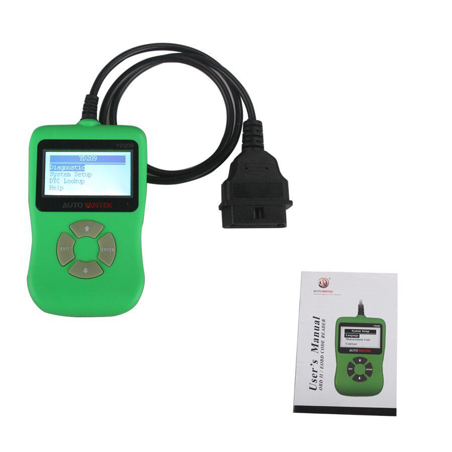 YD209 DIY Auto OBDII Code Scanner Support Online Update