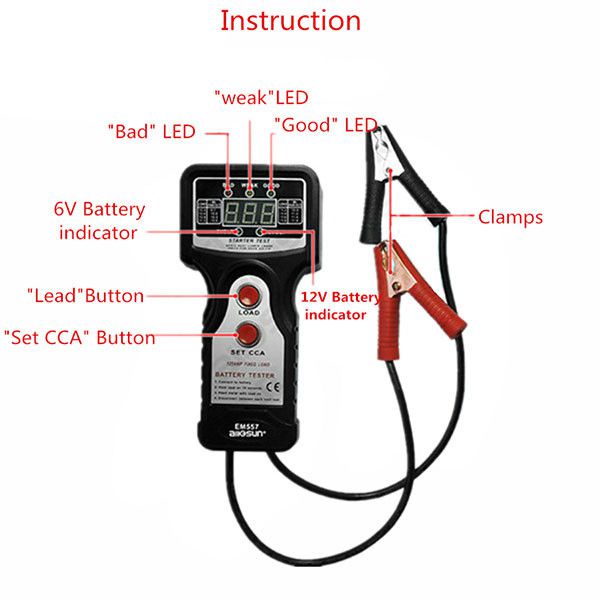 All-Sun EM577 Battery Tester-5