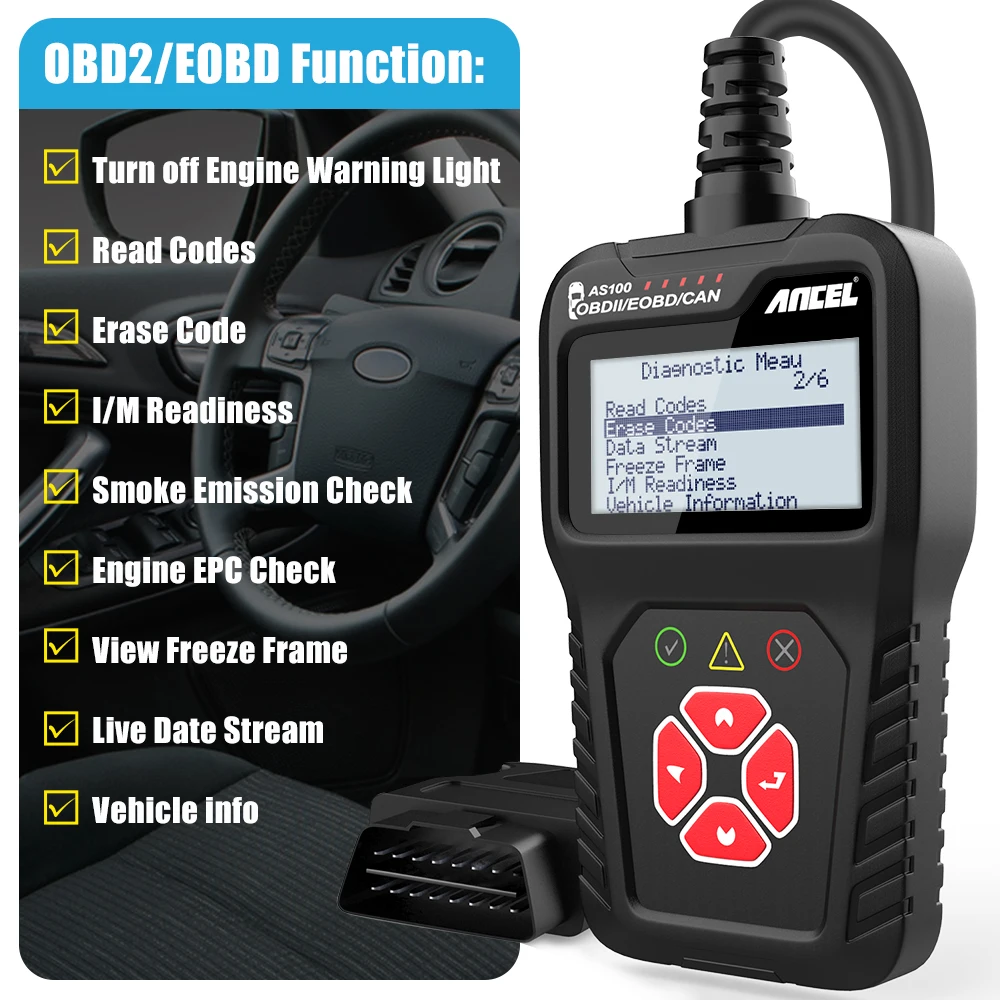 ANCEL AS100 OBD2 Scanner