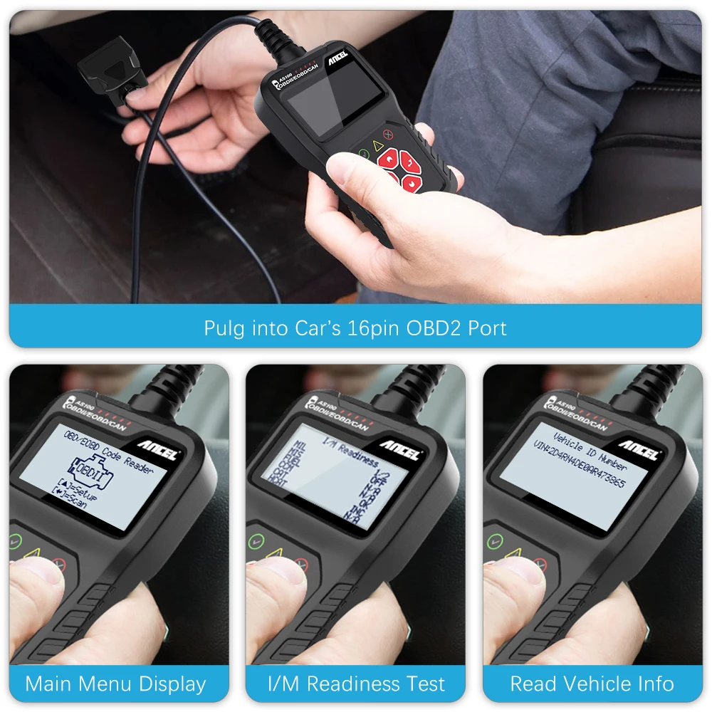 ANCEL AS100 OBD2 Scanner