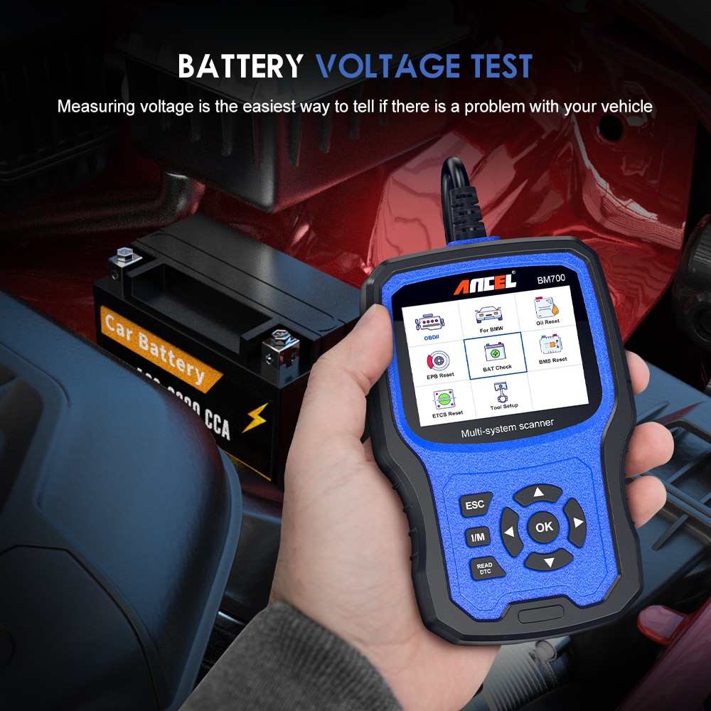 ANCEL BM700 Full System Diagnostic Tool OBD2 Scanner